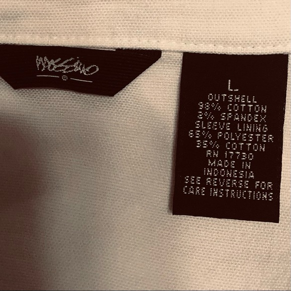 Mossimo Vintage women’s white military style shoulder blazer jacket size L - Picture 6 of 12